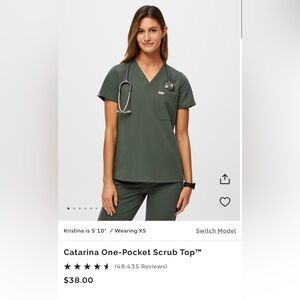 Women’s Figs Catarina Scrub top